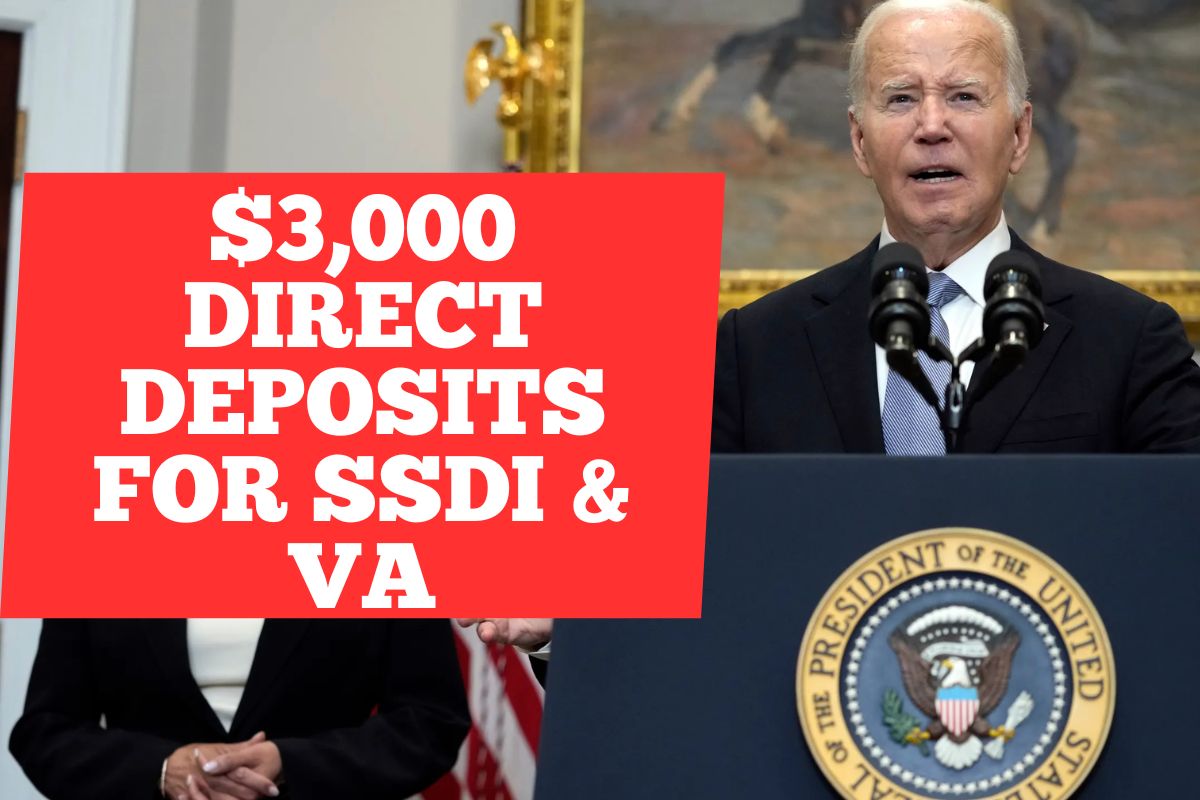 $3,000 Direct Deposits for SSDI & VA in October 2024: Check Eligibility, Deposit Dates and How to Apply